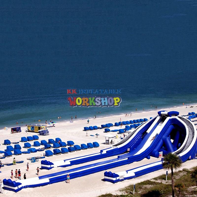 KK INFLATABLE slide pool combination inflatable water playground good quality for beach-1