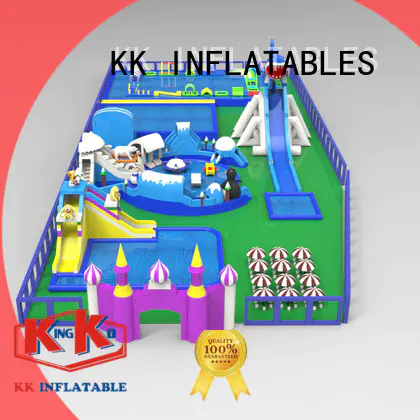 KK INFLATABLE creative design inflatable theme park factory price for paradise
