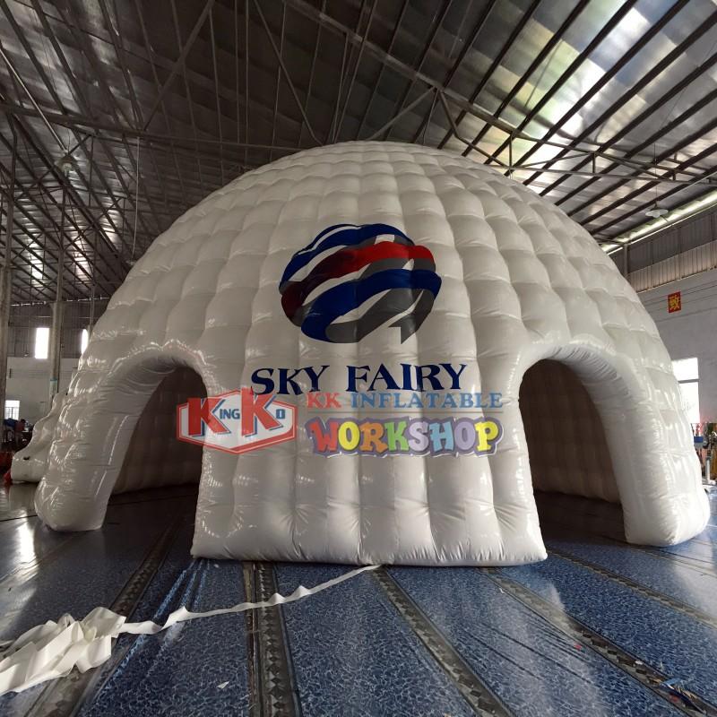 KK INFLATABLE square blow up tent factory price for Christmas-3