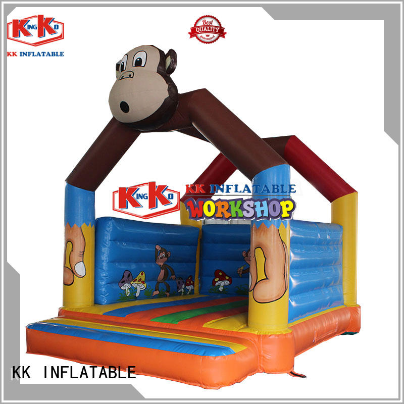 KK INFLATABLE portable inflatable bounce house colorful for party
