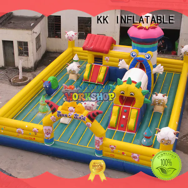 KK INFLATABLE attractive water obstacle course manufacturer for children