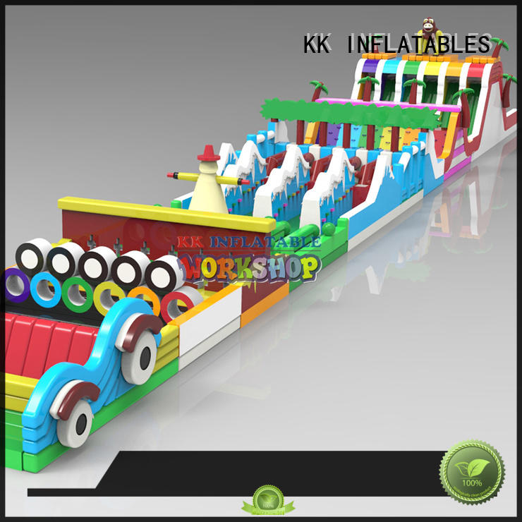 dinosaur inflatable water playground supplier for amusement park KK INFLATABLE