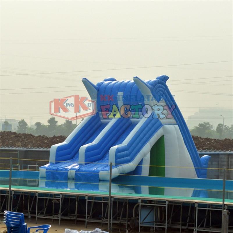 KK INFLATABLE creative design inflatable water playground multichannel for amusement park-2