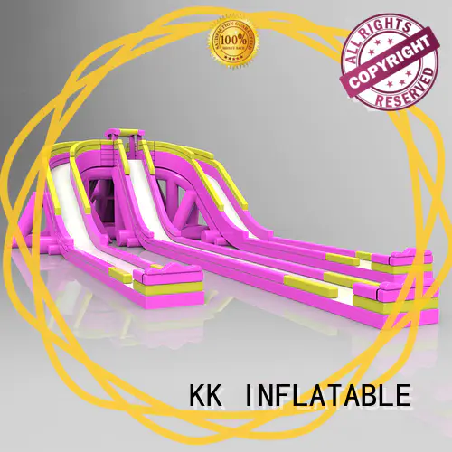 inflatable water playground rainbow for amusement park KK INFLATABLE