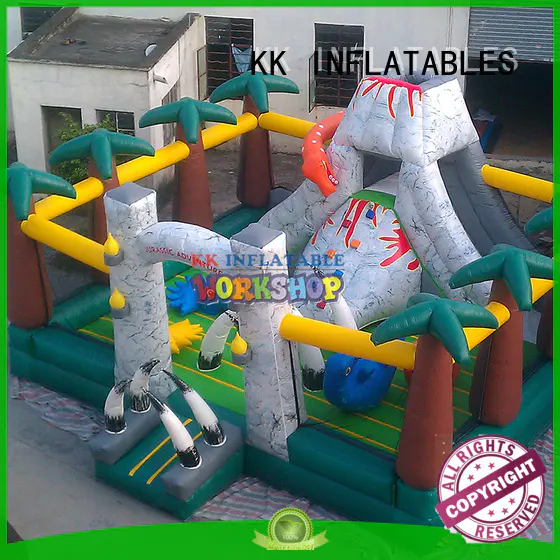 KK INFLATABLE funny inflatable obstacle course wholesale for adventure