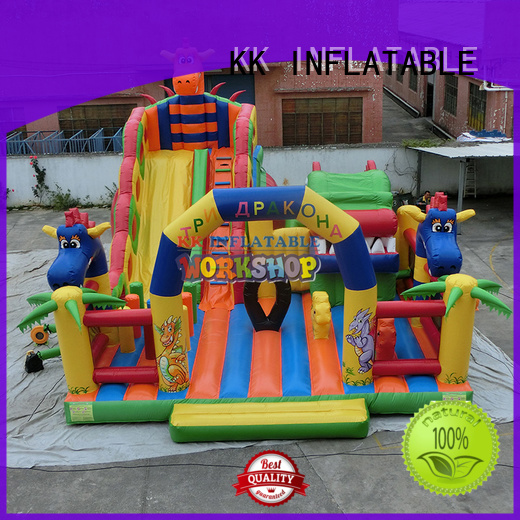 KK INFLATABLE attractive water obstacle course wholesale for racing game