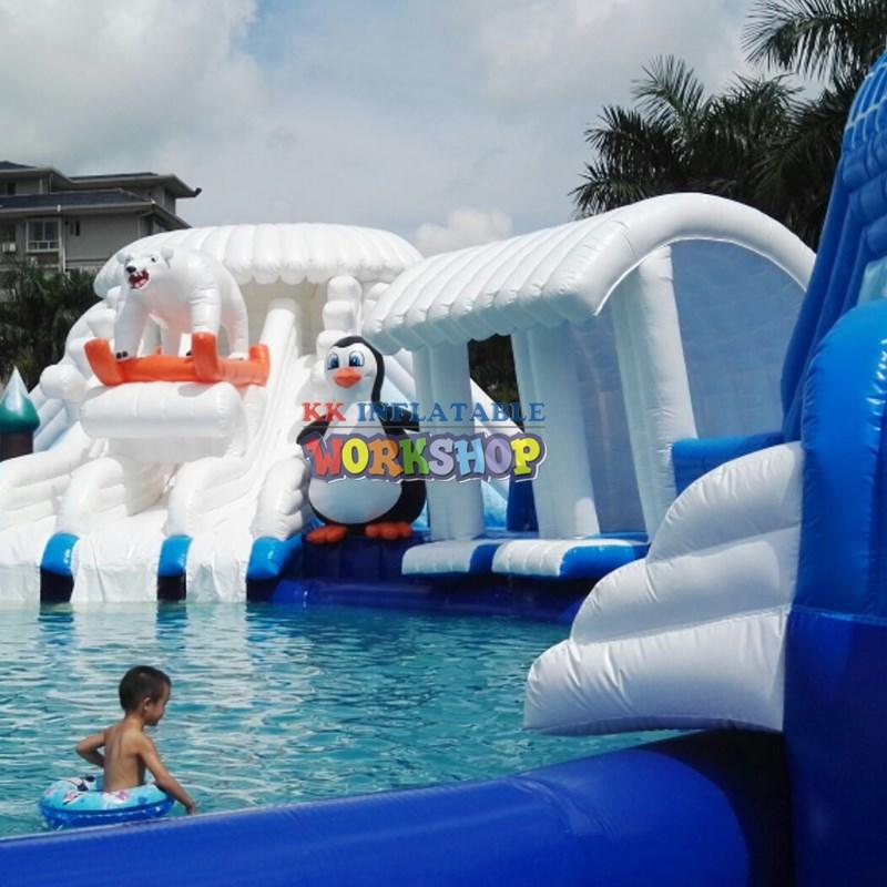 KK INFLATABLE custom inflatable water playground animal modelling for beach-2