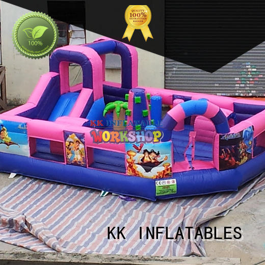 cartoon inflatable bouncer castle