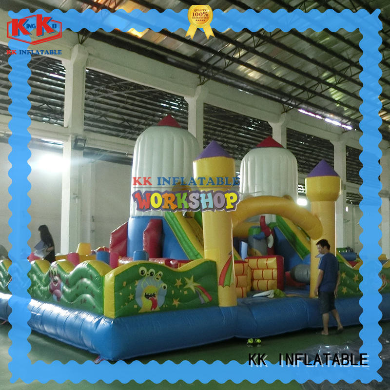 KK INFLATABLE attractive water obstacle course wholesale for children