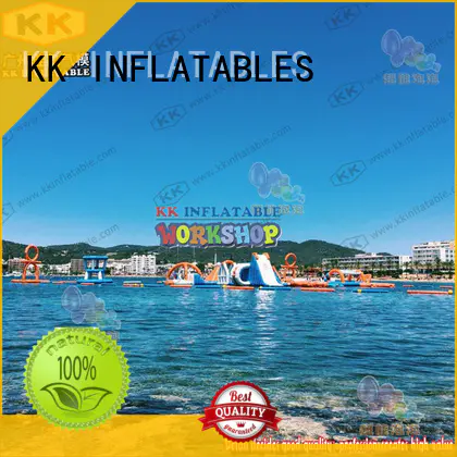 KK INFLATABLE multichannel inflatable water parks manufacturer for amusement park