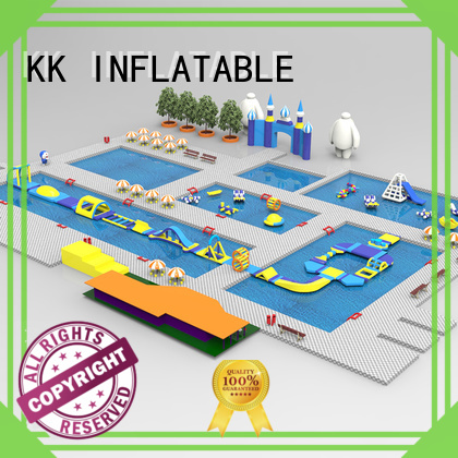 KK INFLATABLE cartoon inflatable theme playground manufacturer for beach