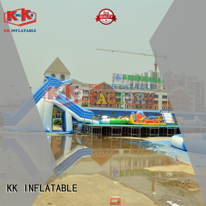 friendly inflatable water park PVC OEM for playground