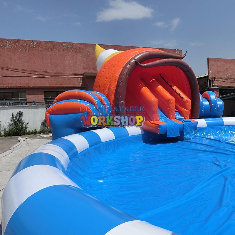 custom inflatable theme park cartoon factory price for seaside-1