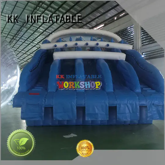 KK INFLATABLE cartoon inflatable water slide OEM for paradise