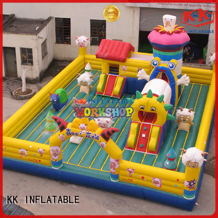 KK INFLATABLE durable water obstacle course factory price for children