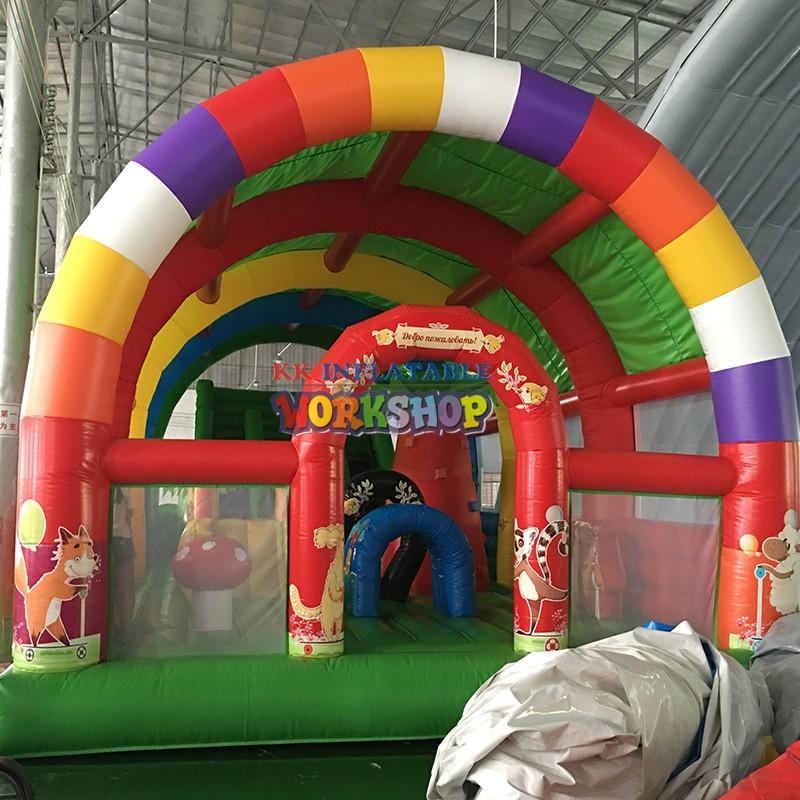 funny inflatable play center supplier for amusement park-3