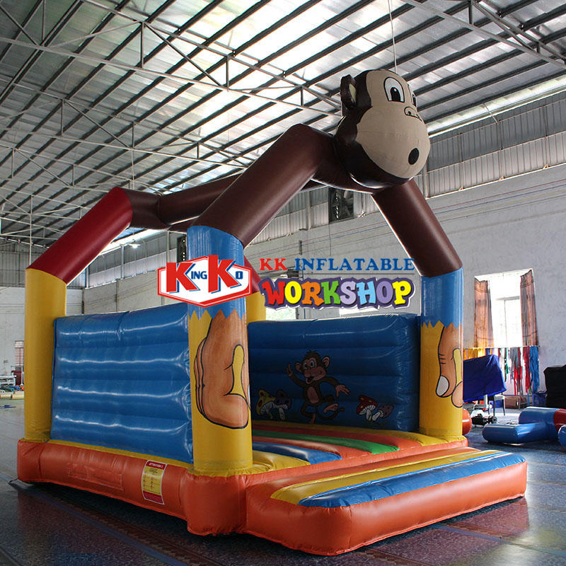 KK INFLATABLE portable inflatable bounce house colorful for party-3
