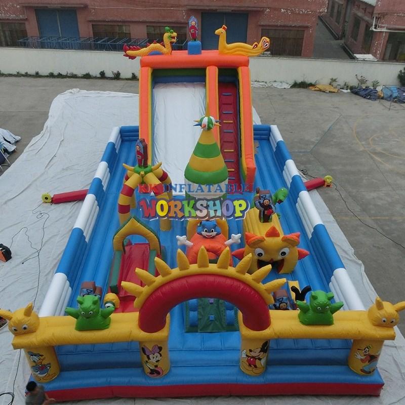 KK INFLATABLE attractive water obstacle course supplier for children-2