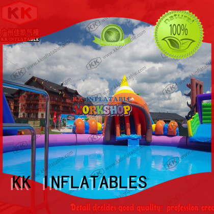 KK INFLATABLE tall water inflatables factory direct for swimming pool