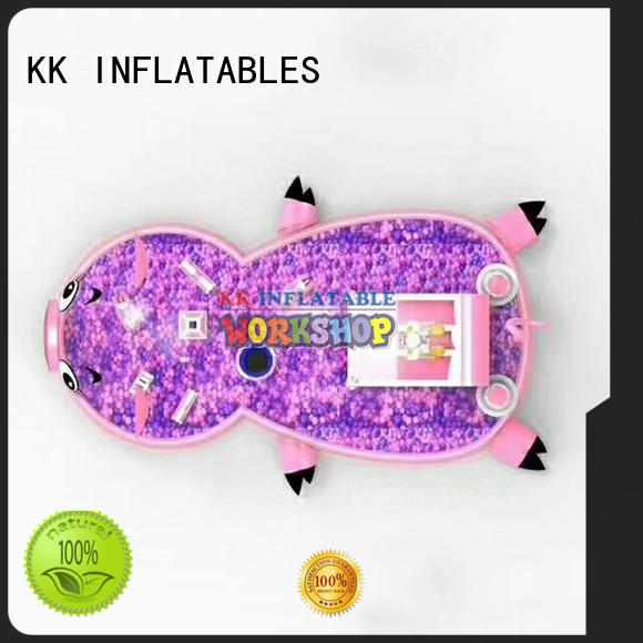 large slide pool inflatable playground slide pool for kids KK INFLATABLE