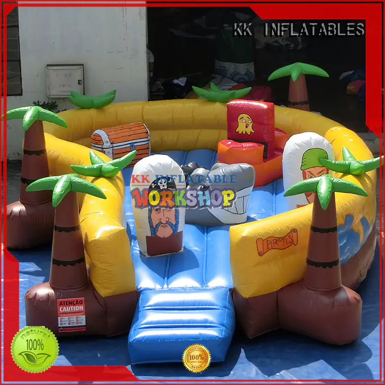 KK INFLATABLE multifuntional blow up obstacle course manufacturer for racing game
