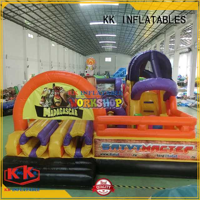KK INFLATABLE tarpaulin water slide jumper manufacturer for christmas