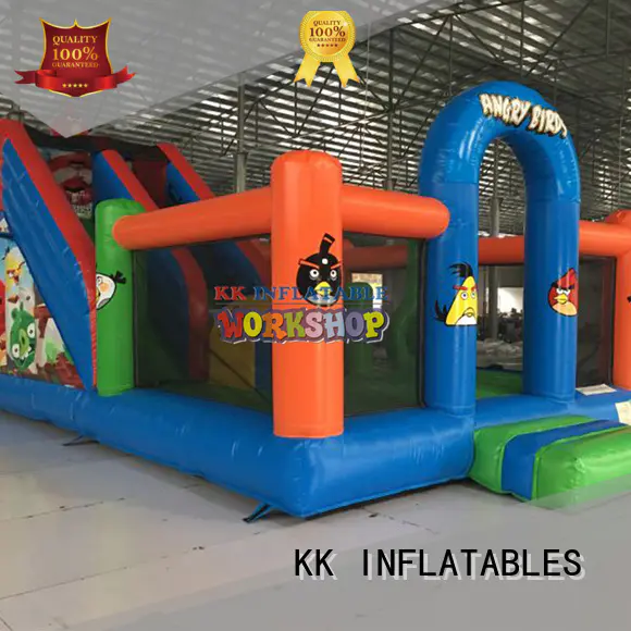 KK INFLATABLE trampoline jumping castle colorful for children