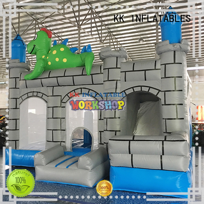 KK INFLATABLE tarpaulin inflatable combo factory direct for kids