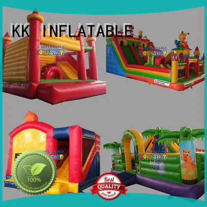 KK INFLATABLE hot selling inflatable castle colorful for paradise