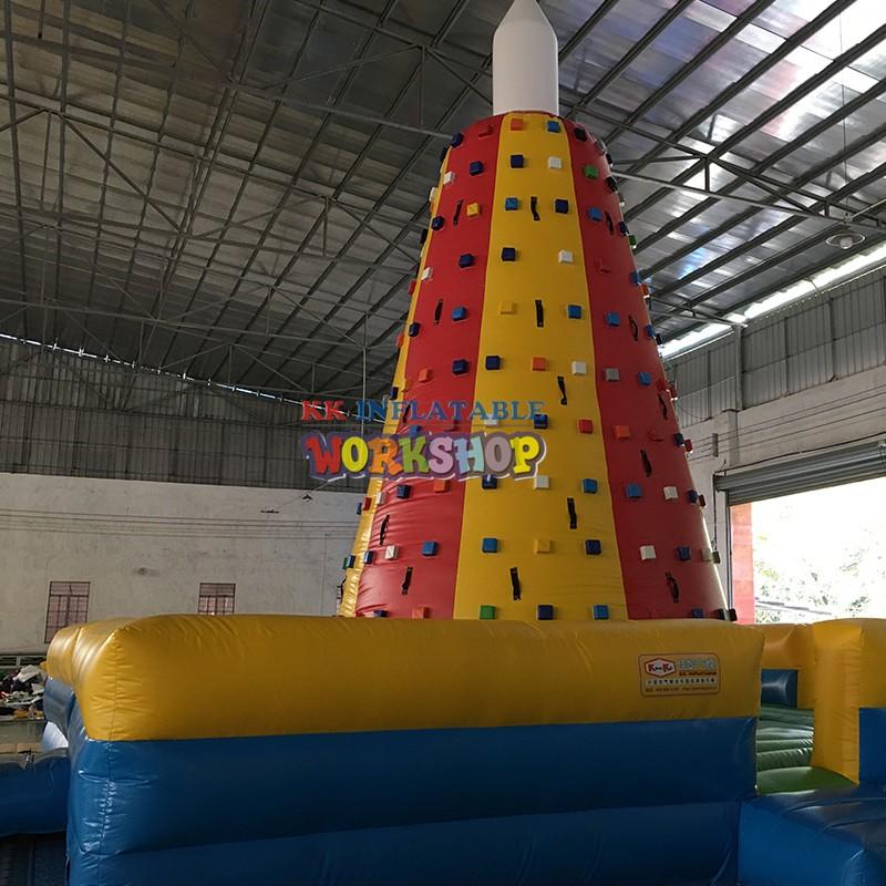 KK INFLATABLE long kids climbing wall supplier for for amusement park-2