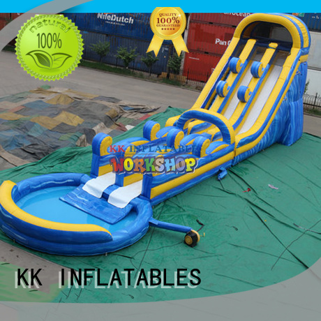KK INFLATABLE friendly blow up water slide for wholesale for parks