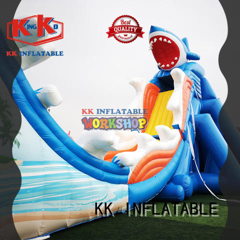 rainbow inflatable water parks factory price for beach KK INFLATABLE