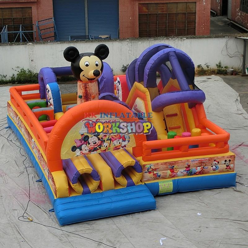 KK INFLATABLE transparent bouncy jumper factory direct for amusement park-1