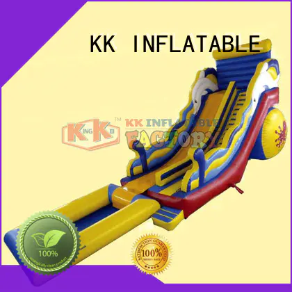 slide pool combination inflatable water parks manufacturer for amusement park KK INFLATABLE