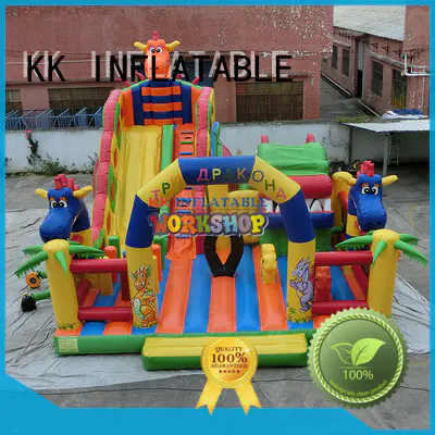 KK INFLATABLE attractive blow up obstacle course good quality for sport games