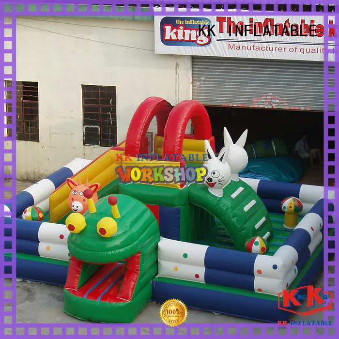 KK INFLATABLE multifuntional obstacle course for kids manufacturer for playground