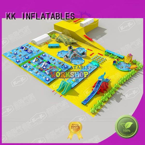 The new land inflatable water park