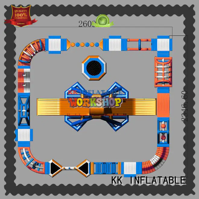 KK INFLATABLE hot selling inflatable theme playground supplier for beach