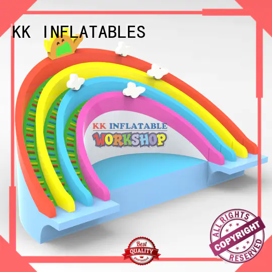 creative inflatable floating water park supplier for swimming pool