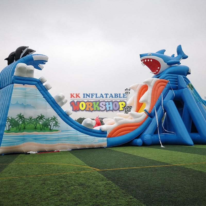 rainbow inflatable water parks factory price for beach KK INFLATABLE-1