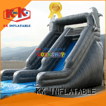 slide pool combination kids inflatable water park dinosaur for amusement park KK INFLATABLE