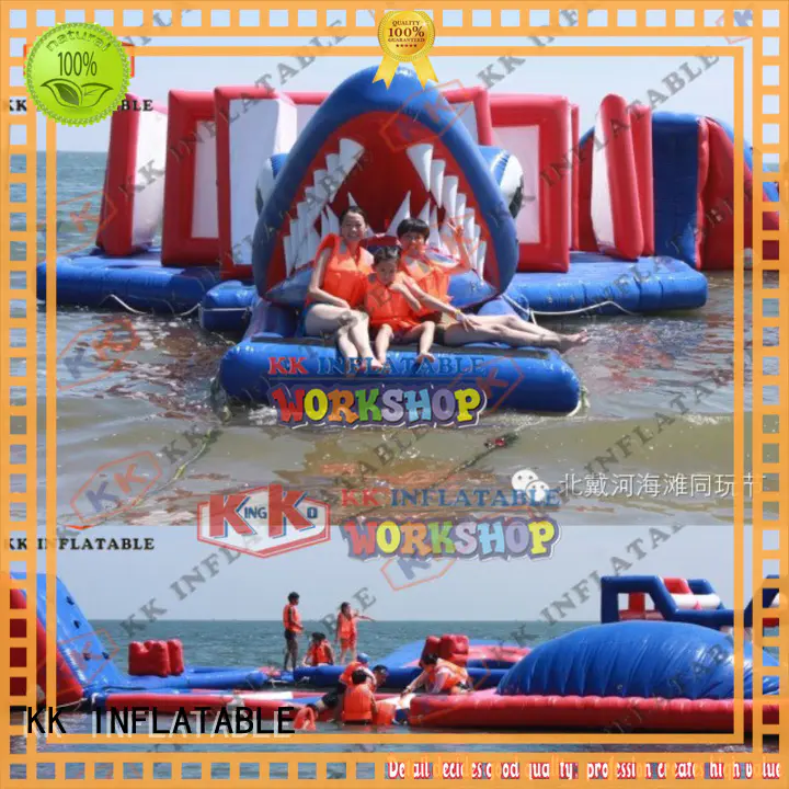 KK INFLATABLE multichannel inflatable water playground good quality for children