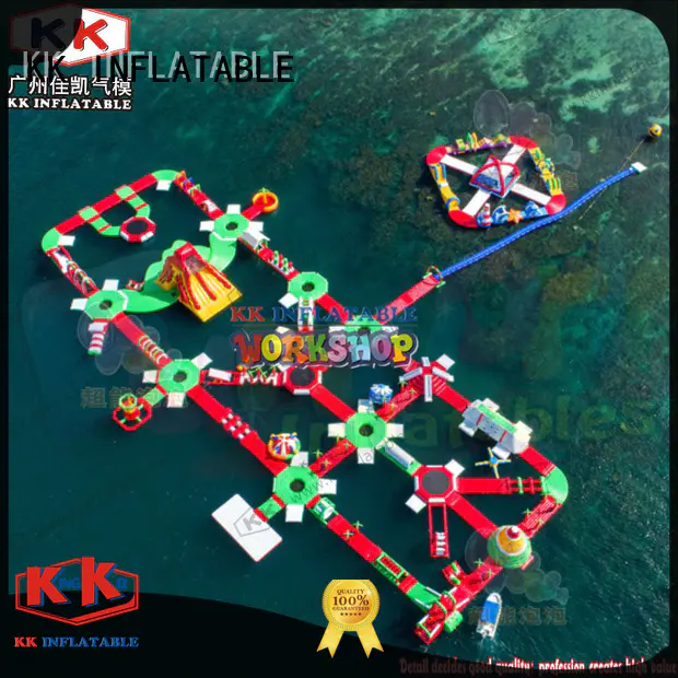 KK INFLATABLE creative design inflatable water playground supplier for seaside