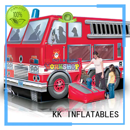 KK INFLATABLE portable water slide jumper supplier for amusement park