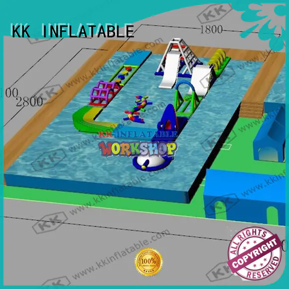 large inflatable theme playground cartoon manufacturer for seaside