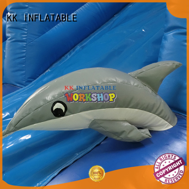 environmentally blow up water slide long free sample for playground