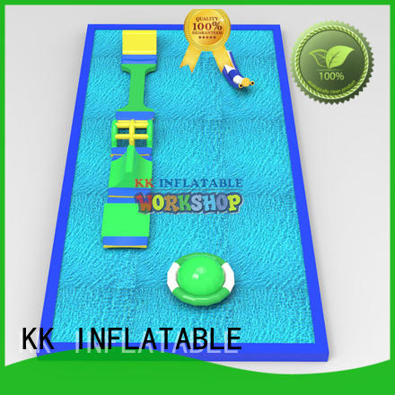 KK INFLATABLE custom inflatable water playground good quality for seaside