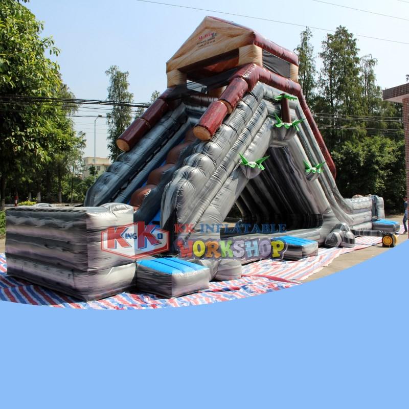 KK INFLATABLE transparent pig inflatable slide manufacturer for exhibition-1
