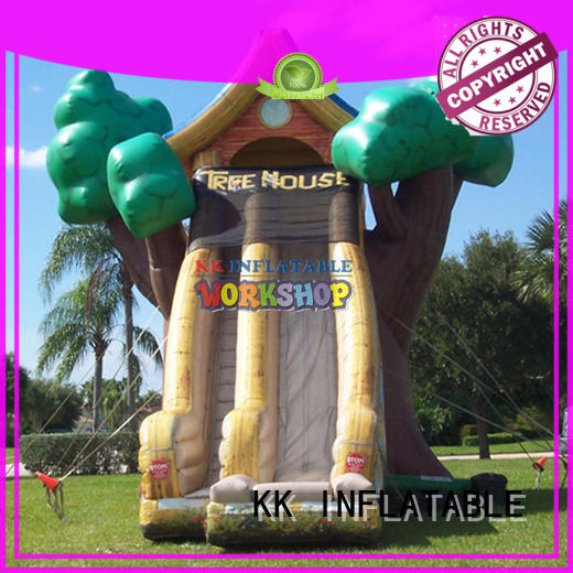 transparent pig inflatable pool slide manufacturer for exhibition KK INFLATABLE