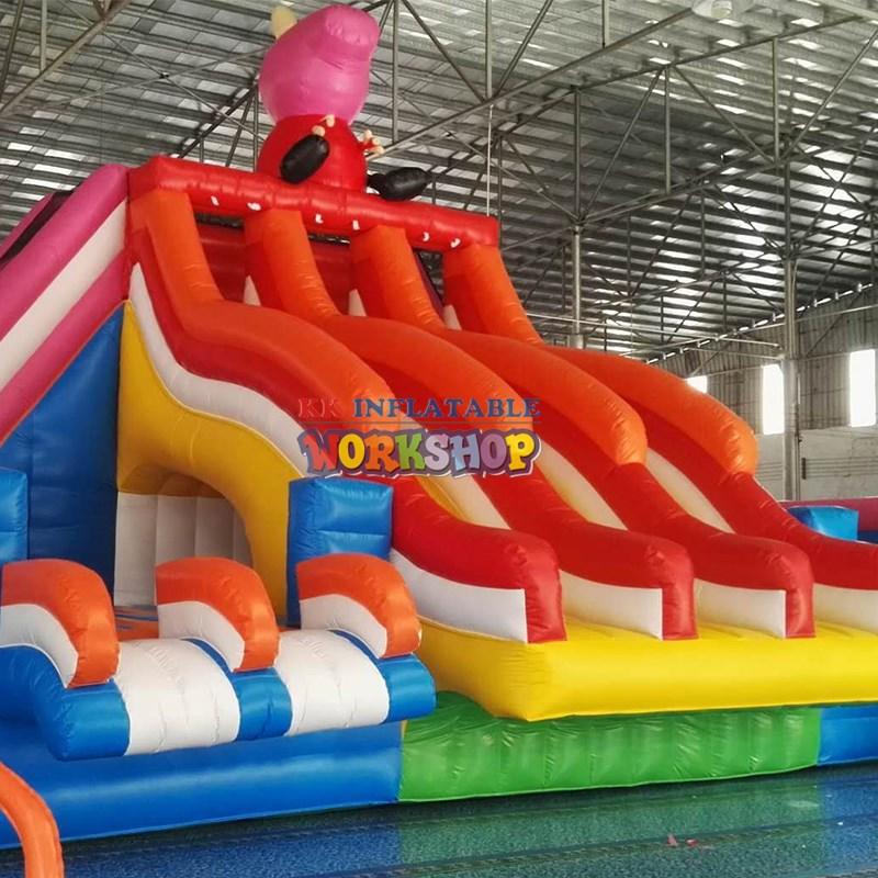 pvc inflatable water playground factory price for seaside KK INFLATABLE-1